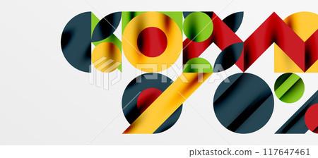 Geometric neo patterns. Abstract background for covers, banners, flyers and posters and other templates 117647461