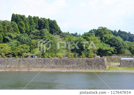 Hitoyoshi Castle ruins on the banks of the Kuma River (Hitoyoshi City, Kumamoto Prefecture) 117647654
