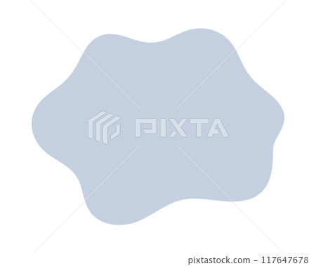 Hand-drawn simple and loose abstract shapes - minimalist decoration and moody emotion imagery 117647678