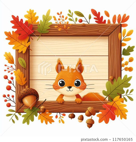 Autumn color frame 117650165