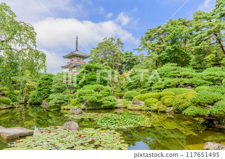 Sendai Rinno-ji Temple Summer Sendai Rinno-ji Temple Summer 117651495