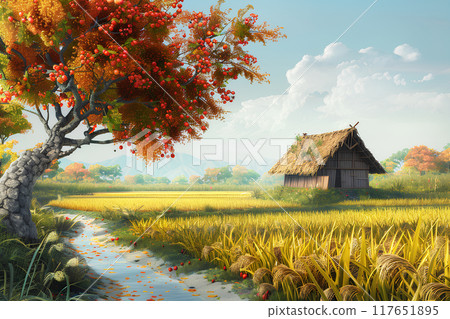 Autumn countryside 117651895