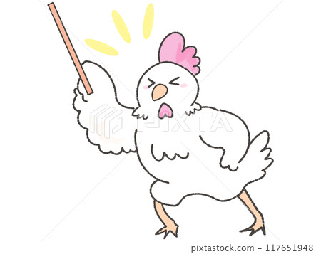 可愛的小雞與指點棒 Genki 可愛的小雞與指點棒 Genki 117651948