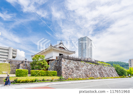 Kofu Castle Yamate Watari Yaguramon Gate Yamate Gomon Kofu City Historical Park 117651968