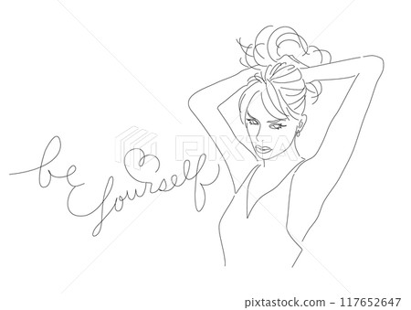 female, lady, woman 117652647