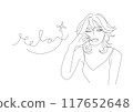 female, lady, woman 117652648