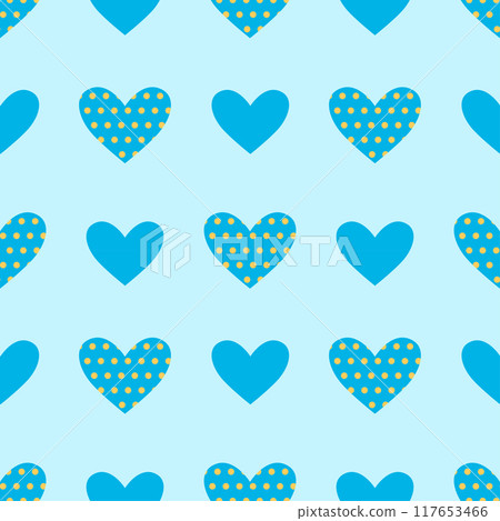 Heart graphic colourful seamless pattern background for wrapping, valentine and wallpaper Heart graphic colourful seamless pattern background for wrapping, valentine and wallpaper 117653466