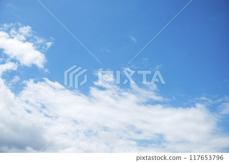 Blue sky, summer sky, summer image Blue sky, summer sky, summer image 117653796