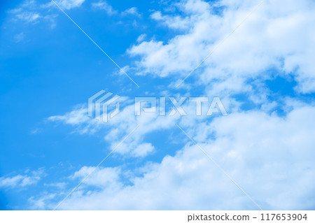 Blue sky, summer sky, summer image Blue sky, summer sky, summer image 117653904
