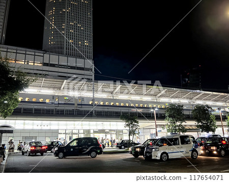 Nagoya Station at night, Taiko-dori exit 117654071