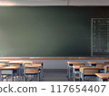 Empty classroom (pixel art) 117654407