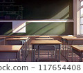Empty classroom (pixel art) 117654408