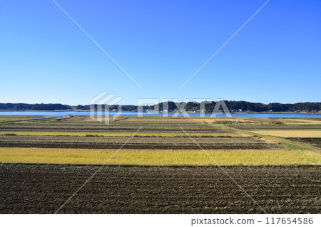 Scenery from the train window on the Kashima Rinkai Railway Oarai Kashima Line from Taiyo Station to Hinuma Station (Winter 2022) Scenery from the train window on the Kashima Rinkai Railway Oarai Kashima Line from Taiyo Station to Hinuma Station (Winter 2022) 117654586