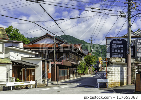 Okutsu Onsen, hot spring town, Kagamino Town, Okayama Prefecture Okutsu Onsen, hot spring town, Kagamino Town, Okayama Prefecture 117655368