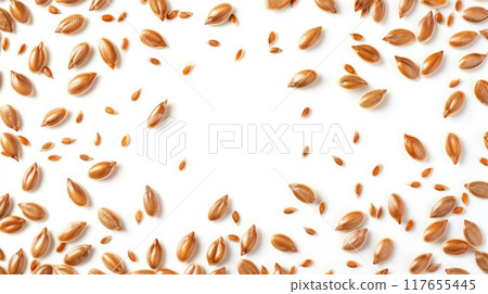 Flax seeds. Generative AI 117655445