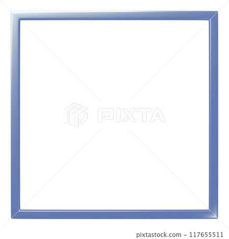 3D材質_金屬框_淺藍色 3D材質_金屬框_淺藍色 117655511