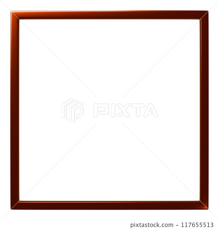 3D材質_金屬框架_紅色 117655513