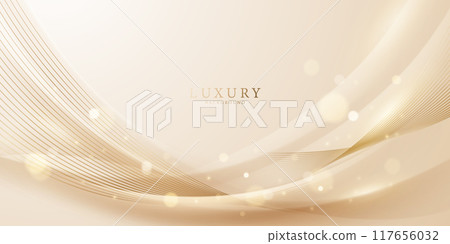 golden abstract background with luxury vector illustration golden abstract background with luxury vector illustration 117656032