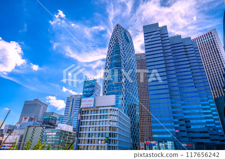 Tokyo cityscape in Japan Shinjuku Station West Exit Redevelopment...Land Readjustment Project...=August 20, 2024 117656242
