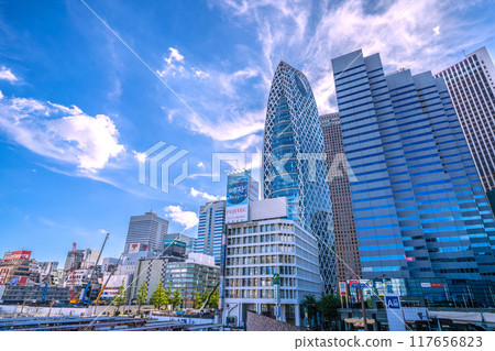 日本東京城市景觀新宿站西口再開發...土地整理工程...=2020年8月20日 117656823