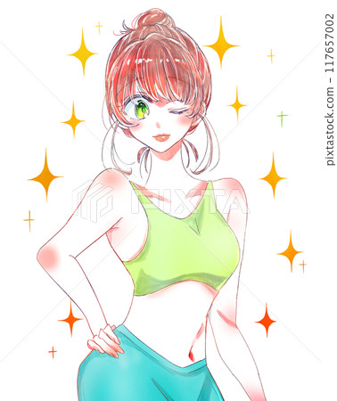 A woman who is confident in her style 117657002