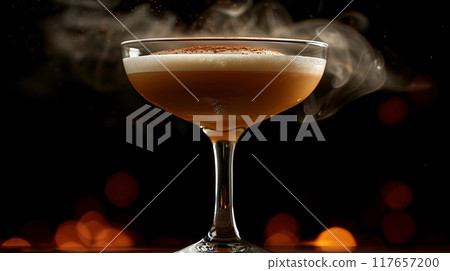 'Espresso Martini', a harmonious mix of vodka, coffee liqueur, fresh espresso, and simple syrup 117657200