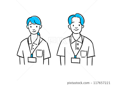 Caregiver's men and women 117657221