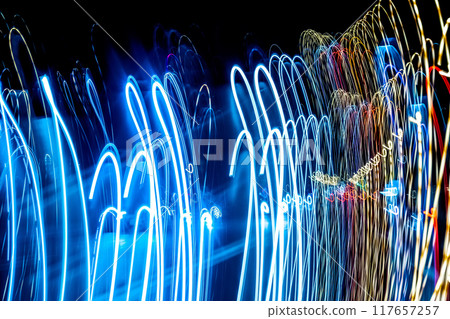 Abstract colurful lights 117657257