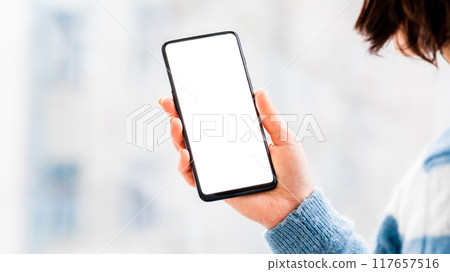 Phone with active screen 117657516