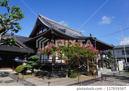 岡山縣津山市小田中的「聖德寺」:和戶七年(714)六月創建的寺廟 岡山縣津山市小田中的「聖德寺」:和戶七年(714)六月創建的寺廟 117659367
