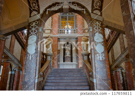 sweden drottningholm palace stairs 117659811