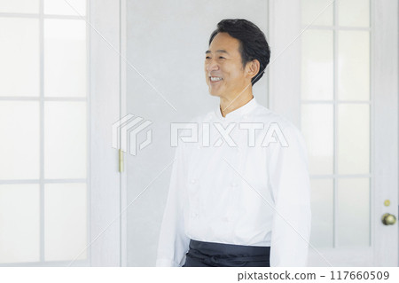 老闆/廚師 中年男子 老闆/廚師 中年男子 117660509