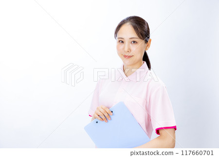 Caregiver woman Caregiver woman 117660701
