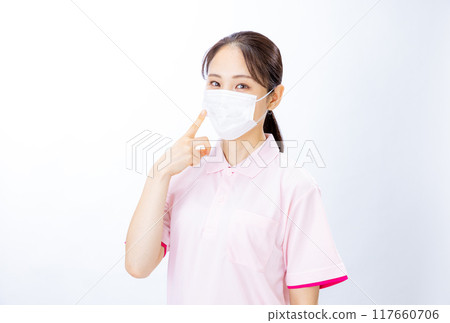 Female mask work Female mask work 117660706