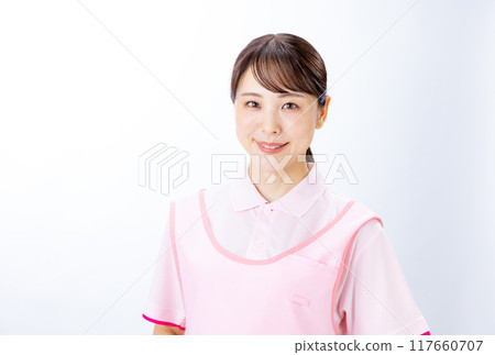 Nursing care staff female Nursing care staff female 117660707
