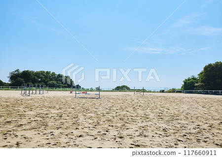 Riding club arena Riding club arena 117660911