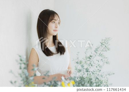 Young woman, beauty image　 117661434