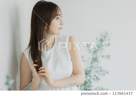 Young woman, beauty image　 117661437