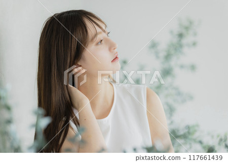 Young woman, beauty image　 117661439
