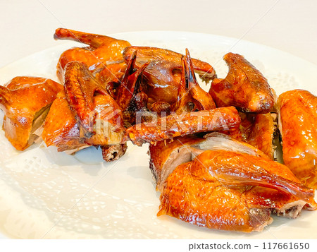 Deep-fried pigeons Deep-fried pigeons 117661650