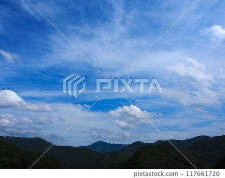 Summer mountain and sky Summer mountain and sky 117661720