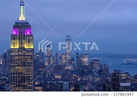 New York City skyline 117661947