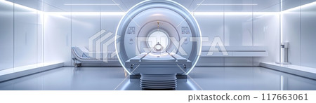 High-angle view of a sleek 117663061