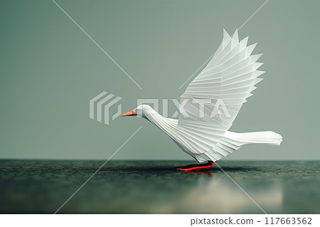 The paper document art, extremely minimalistic The paper document art, extremely minimalistic 117663562