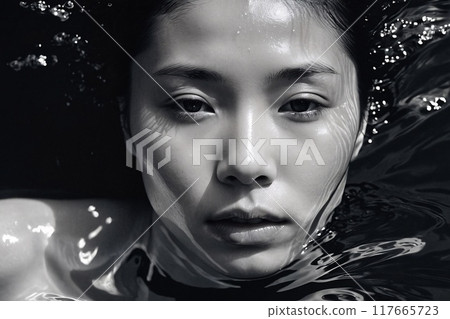 portrait, woman, person 117665723