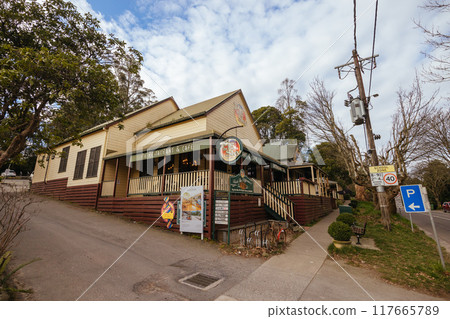 Olinda in the Dandenong Ranges in Australia Olinda in the Dandenong Ranges in Australia 117665789