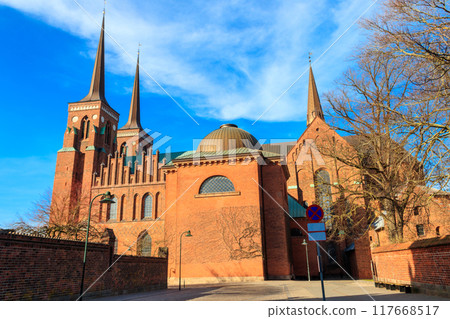 Roskilde Cathedral in Denmark. UNESCO World Heritage Site 117668517