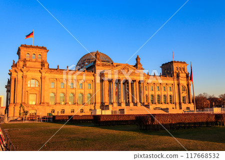 Reichstag building in Berlin, Germany 117668532