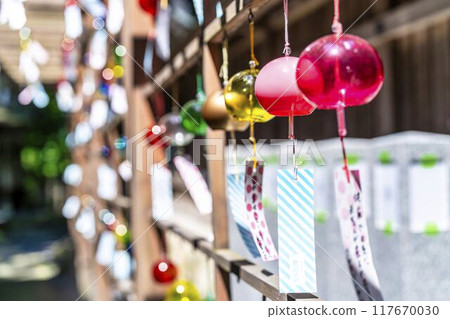 夏季熊野神社（熊野大社）風鈴裝飾「奏」山形縣南陽市 117670030