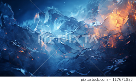 Chill beauty captured in abstract backgrounds of ice The intricate patterns in the ice reflect natural artistry. Ice transforms light and shadow uniquely. Chill beauty captured in abstract backgrounds of ice The intricate patterns in the ice reflect natural artistry. Ice transforms light and shadow uniquely. 117671883